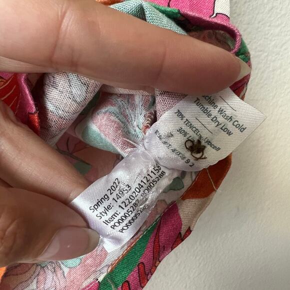 Marine Layer Lucy Short Sleeve Top in Vintage Floral Size XS - Picture 5 of 5